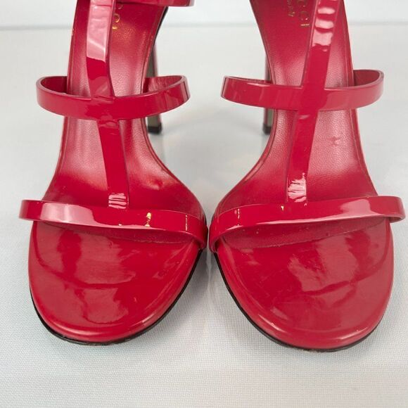 AUTHENTIC Gucci Ursula High Heel Sandle in Blossom, Size 36.5 EU/ 6 US - Picture 4 of 14